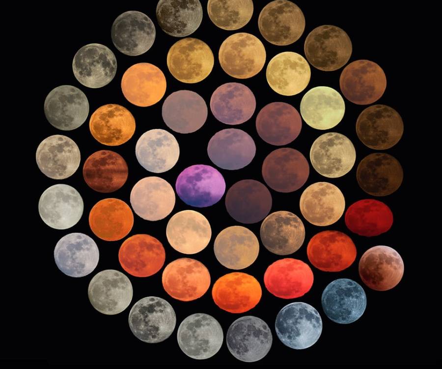 Fotógrafa dedica 10 años a documentar 48 hermosos colores de la Luna