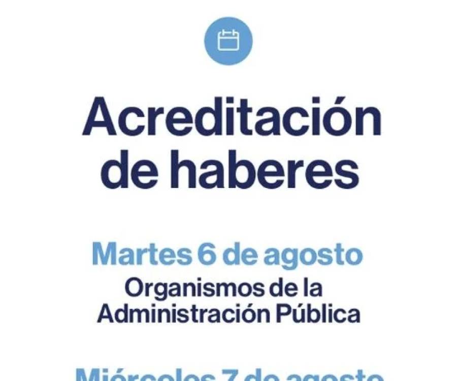 Cronograma de pagos administración publica y docentes