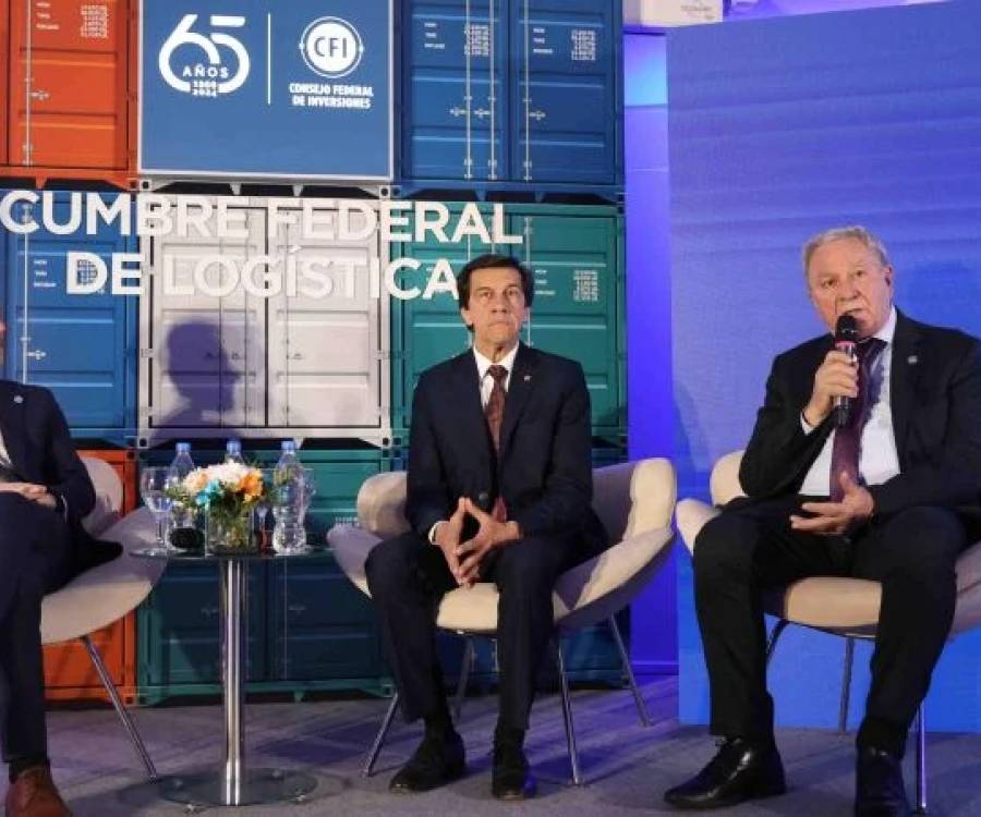 El vicegobernador Ruben Dusso participó en la Cumbre Federal de Logística en el CFI