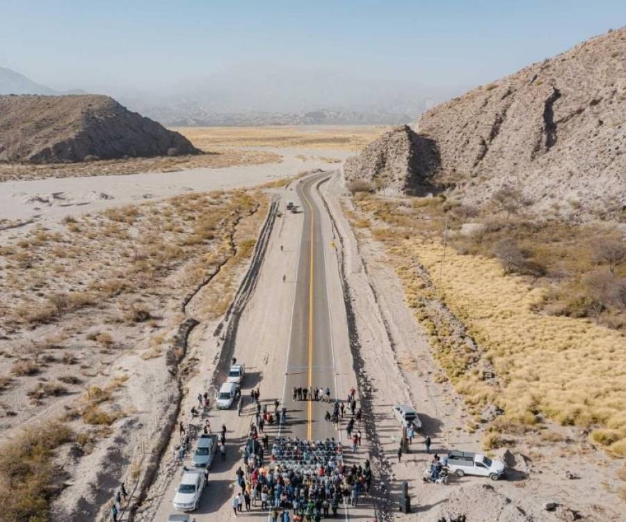 El camino a Antofagasta de la Sierra quedó totalmente asfaltado