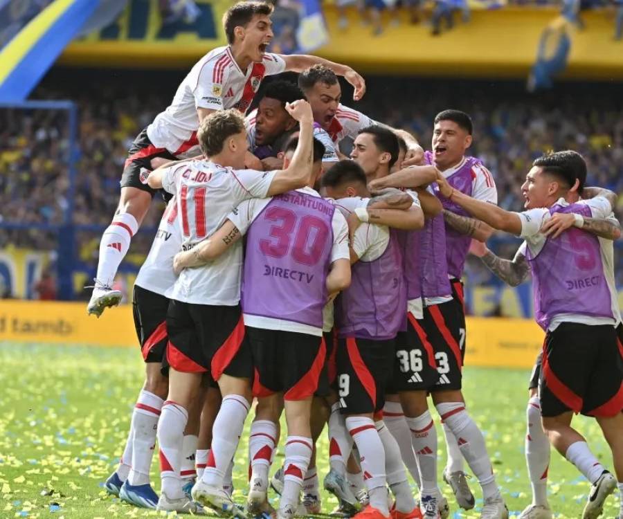 Liga Profesional de Fútbol: River venció a Boca en un Superclásico que tuvo de todo