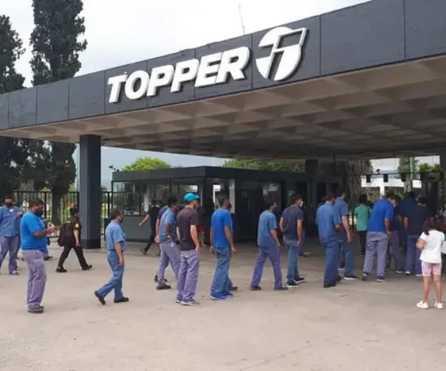 Cesantearon a 85 trabajadores de la planta de Topper