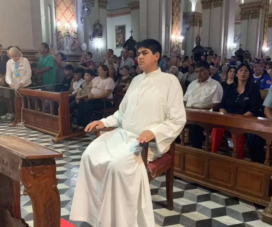 Seminarista catamarqueño fue instituido Ministro Lector y Acólito