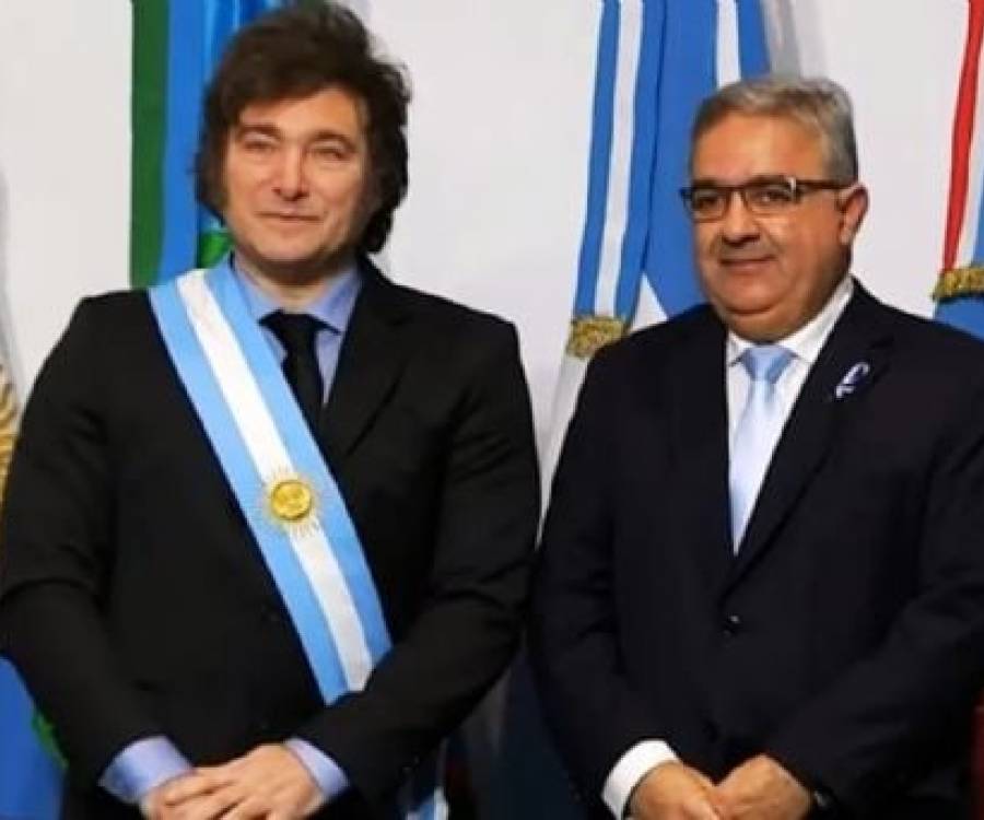 Jalil presente en la visita de Milei a Tucumán