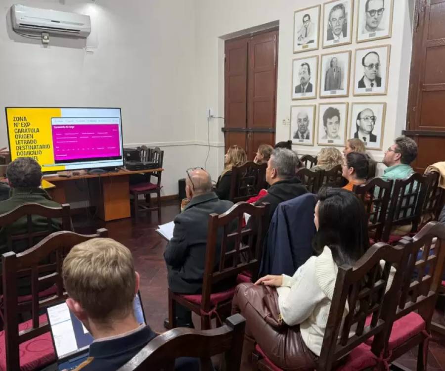 El Poder Judicial capacitó a mujeres en el uso del nuevo sistema de registro digital