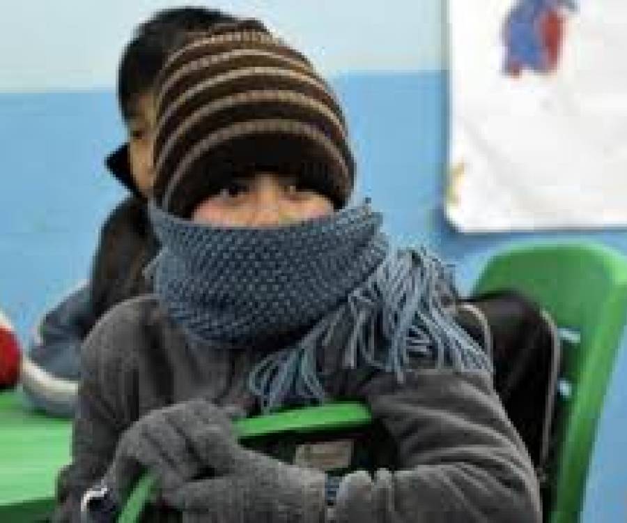 Suspenden las clases en toda la provincia por las bajas temperaturas