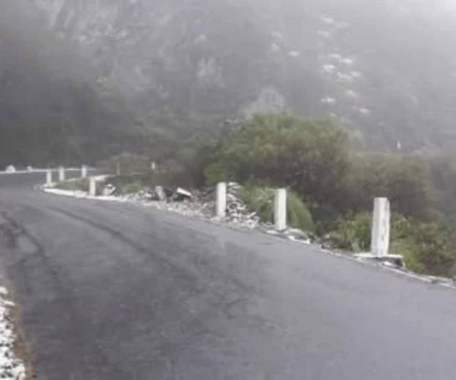 Corte de rutas provinciales por nevadas en varias zonas de la provincia