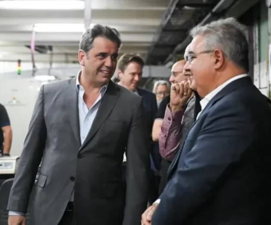 El gobernador Raul Jalil pidió a Catalán por el acueducto de El Bolsón y el traspaso de YMAD a Provincia