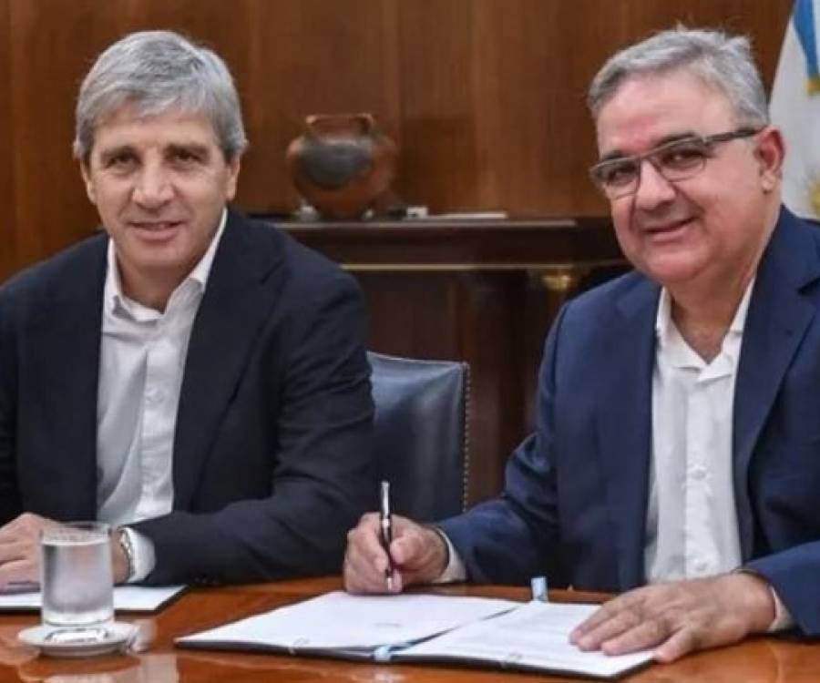 Caputo incluyó el acueducto de Quirós en el presupuesto nacional 2026
