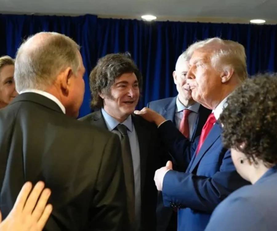 Milei habló de la frase de Trump: