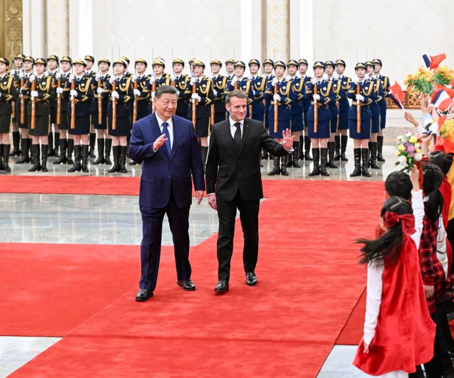 Macron pidió a Xi “superar desacuerdos” 