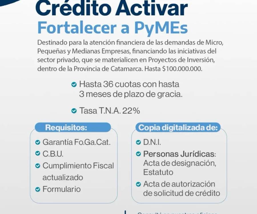 Créditos para Pymes: cómo es el Crédito Activar y qué condiciones ofrece