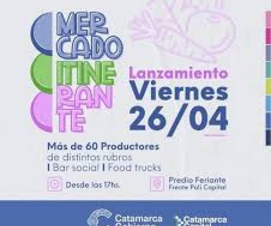 Llega el primer mercado itinerante a la capital