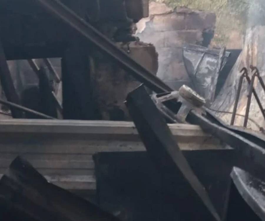 Grave incendio en una vivienda del sur de la Capital