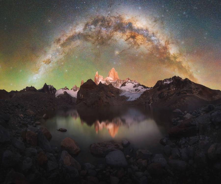 La Vía Láctea desde El Chaltén, una de las mejores imágenes