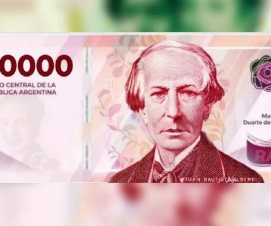 El Banco Central puso en circulación el billete de $20.000