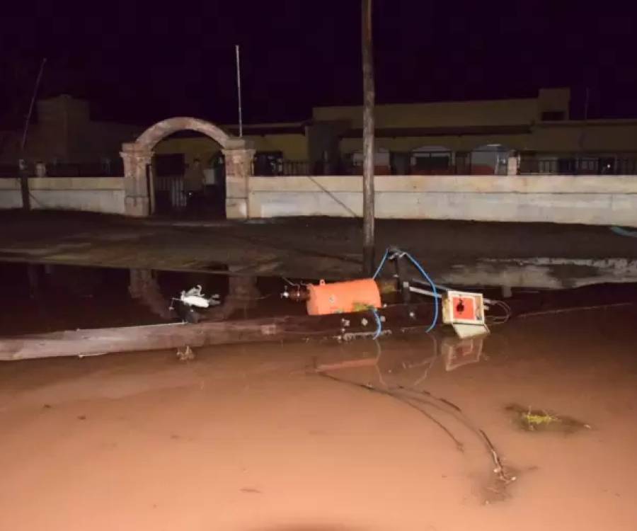 Telaritos arrasado por el temporal