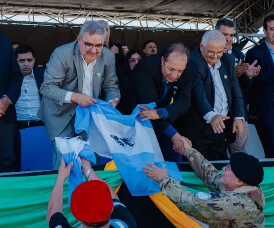 Jalil acompañó el 150° Aniversario de Recreo
