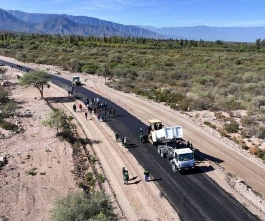 Fuerte avance de la obra pública en Andalgalá
