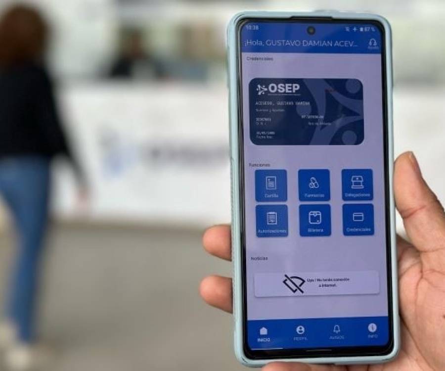 OSEP actualizó su aplicación móvil con nuevas funciones y diseño