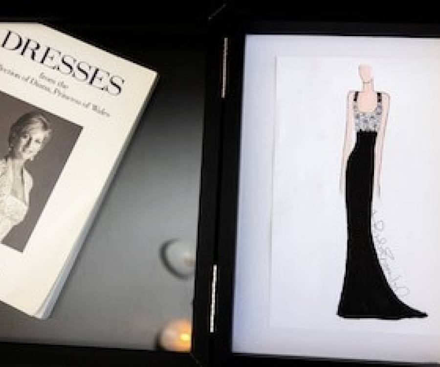 El último vestido de Lady Di: la prenda que nunca llegó a usar