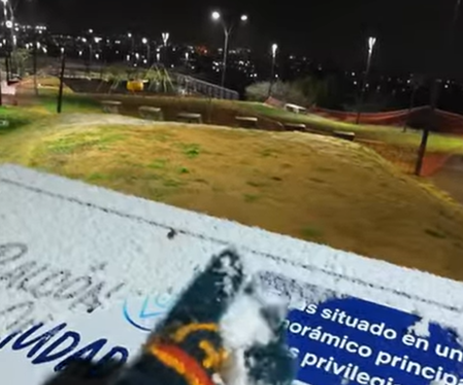 Histórico: luego de 18 años, cayó nieve en la Capital catamarqueña