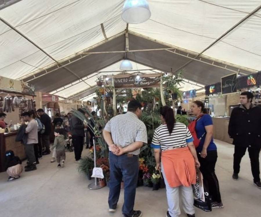 Nueva ubicación y más espacio: así se vive la carpa del PCPC en el Poncho 2025