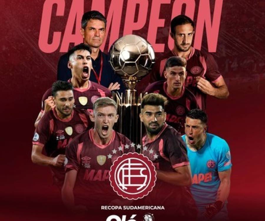Lanús campeón de la Recopa Sudamericana