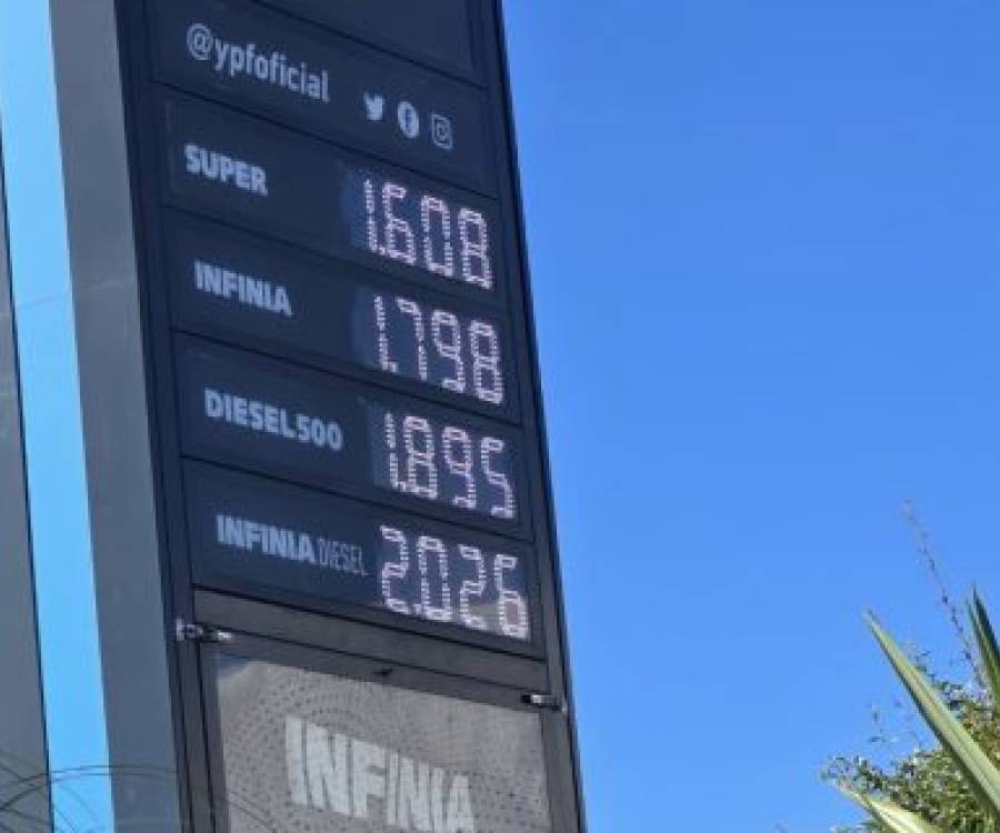 El precio de la nafta super ya supera los $1.800 en todo el país
