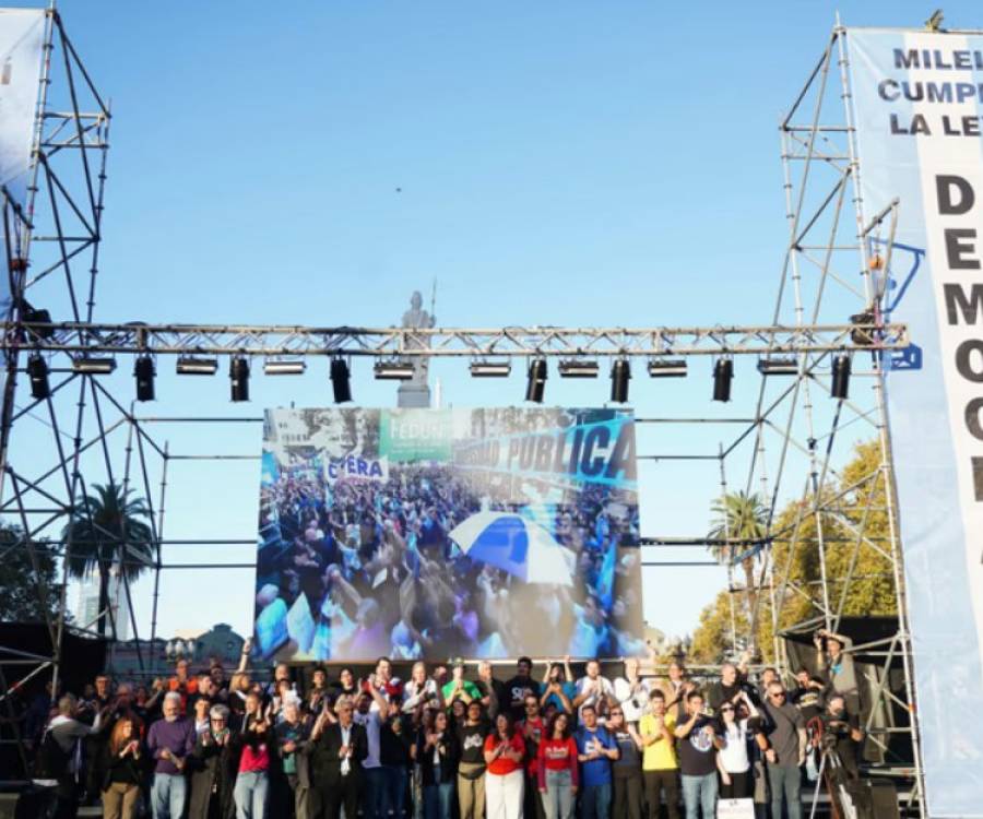 Marcha Universitaria: pidieron acompañamiento a la Corte Suprema y que haga cumplir la ley de financiamiento