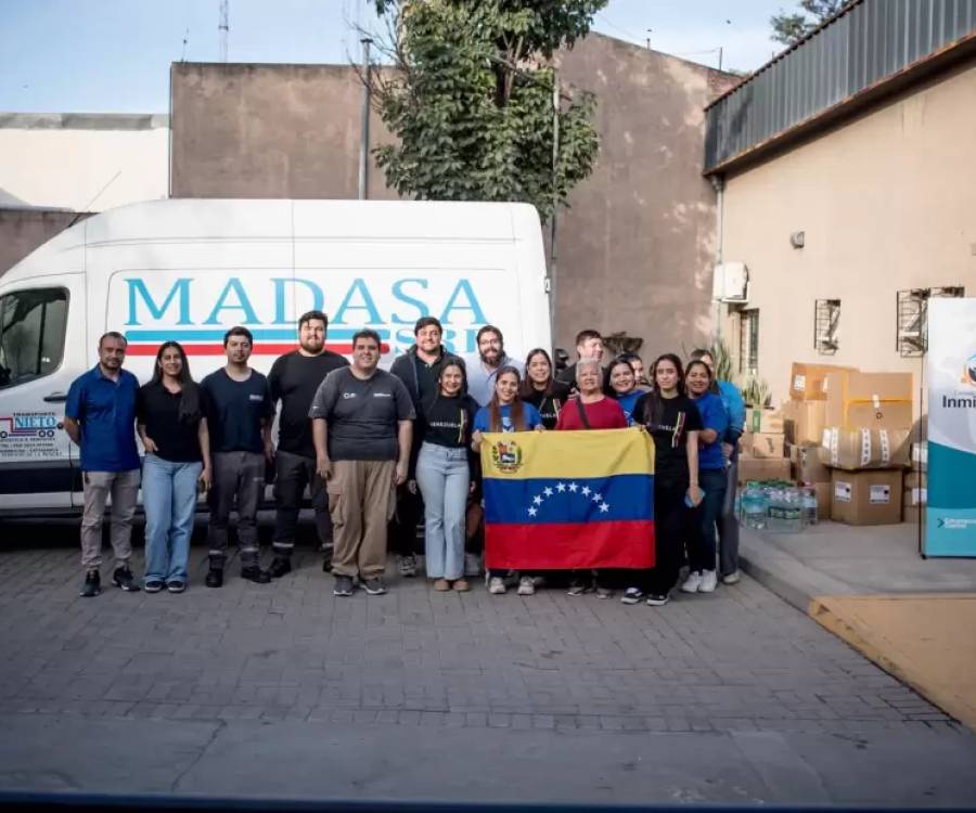 Catamarca envía ayuda humanitaria en el último vuelo sanitario a Venezuela