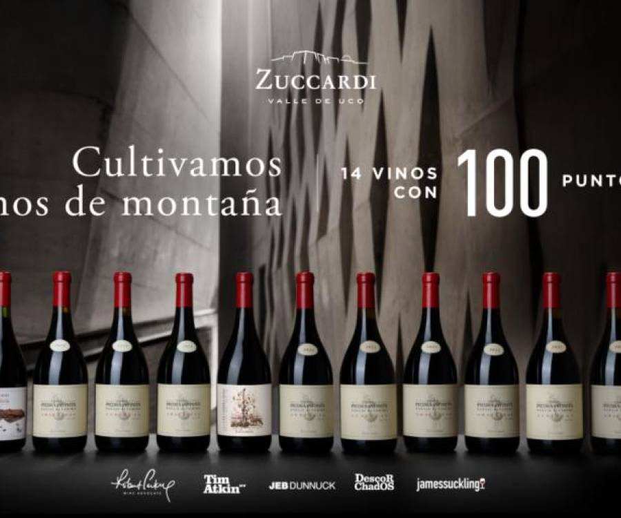 En sólo 10 años, Familia Zuccardi alcanza 14 puntajes perfectos de vinos de 100 puntos