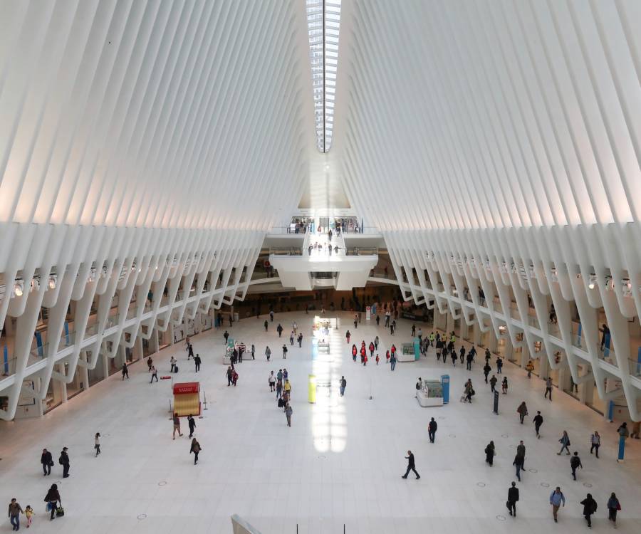 ARQUITECTURA: Oculus – Estación del World Trade Center -Santiago Calatrava.