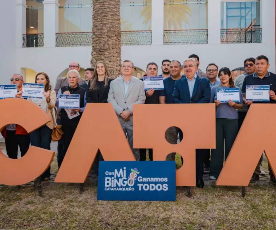 Mi Bingo Catamarqueño entregó aportes por $10 millones a instituciones de la provincia