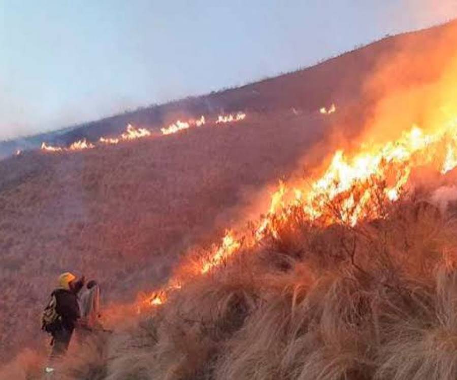  Catamarca registró siete incendios forestales durante el fin de semana
